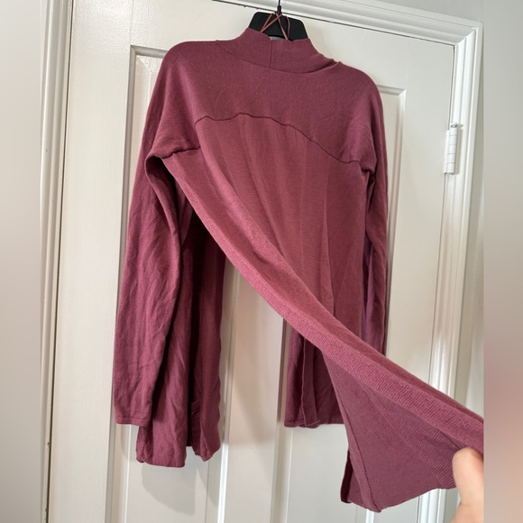 Lululemon.Merino wool Blissful Zen Sweater Slits open cardigan sweater Cashlu 6 - Picture 12 of 16